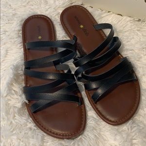 Strappy Slide Sandals